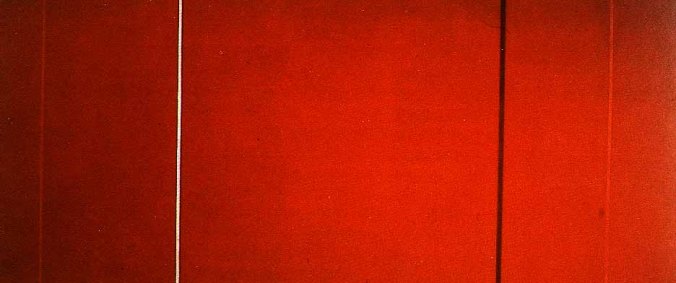 Barnett Newman's «Vir heroicus sublimis».